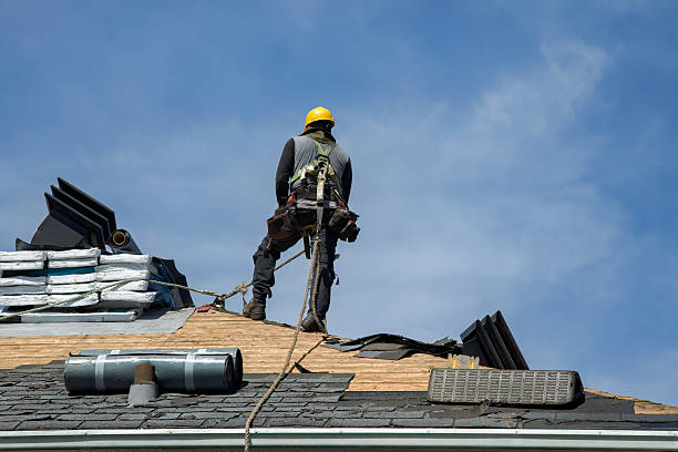 Professional Roof Replacement technician working in Williamston, MI